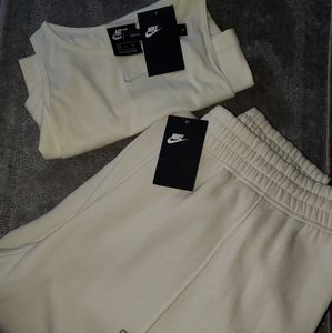 Nude Nike Outfit, loose fit sweats size XXL